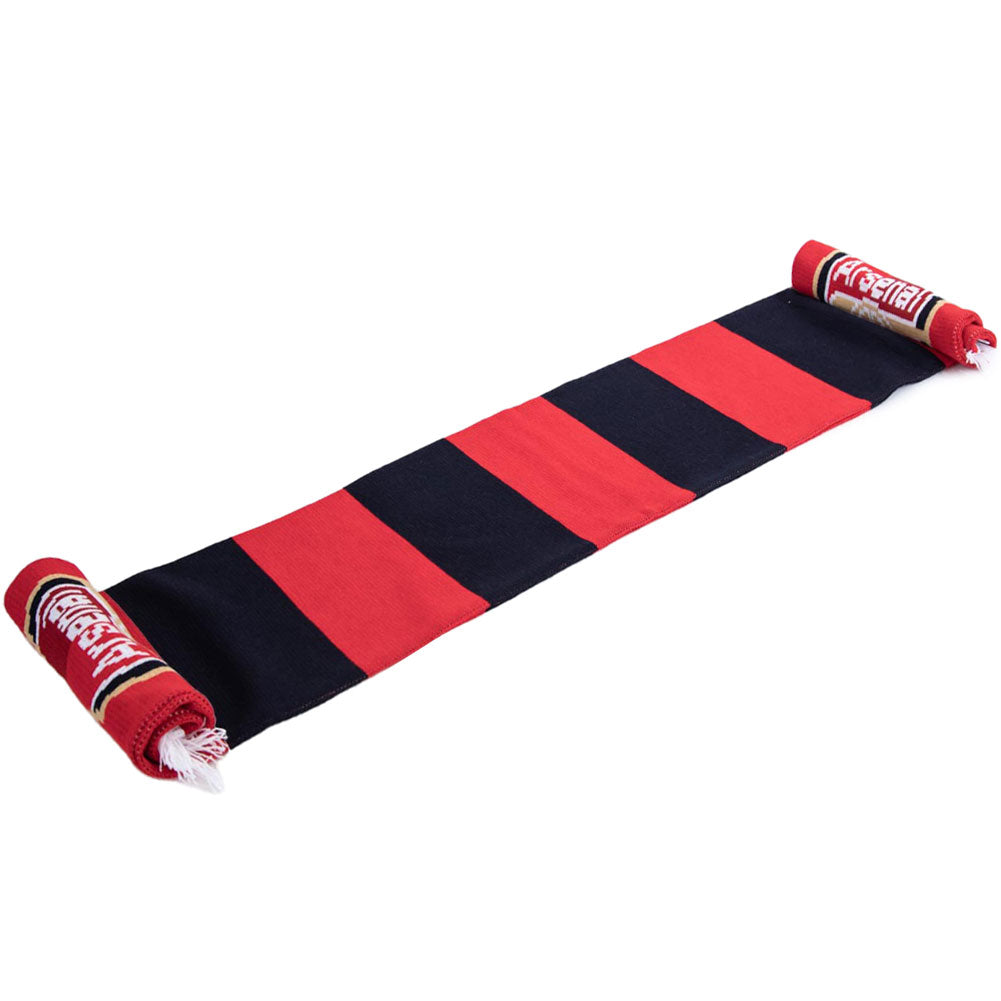 Arsenal Football Club Scarf with Red and Black Bars