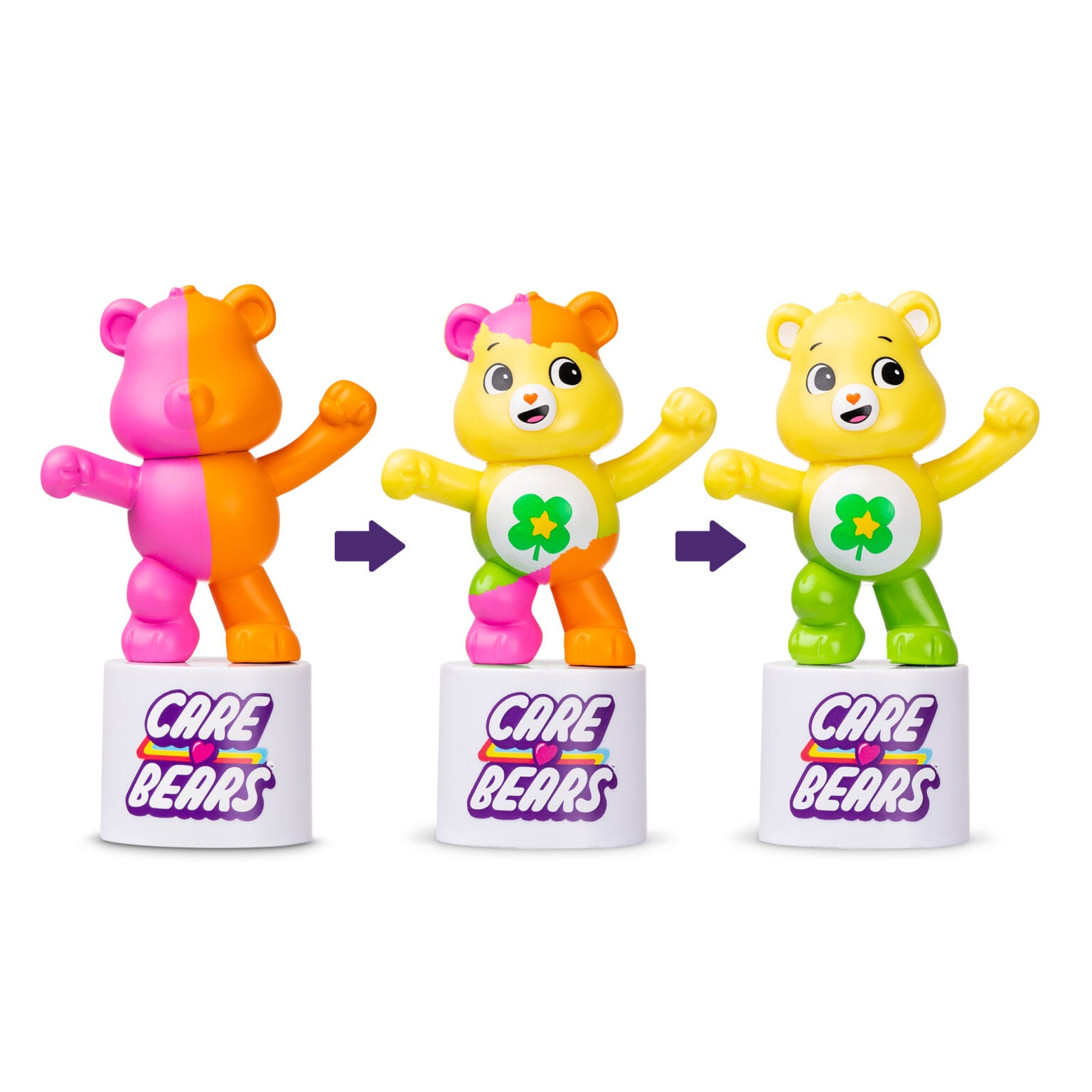Care Bears 12-Pack Peel & Reveal Surprise Collectible Figures