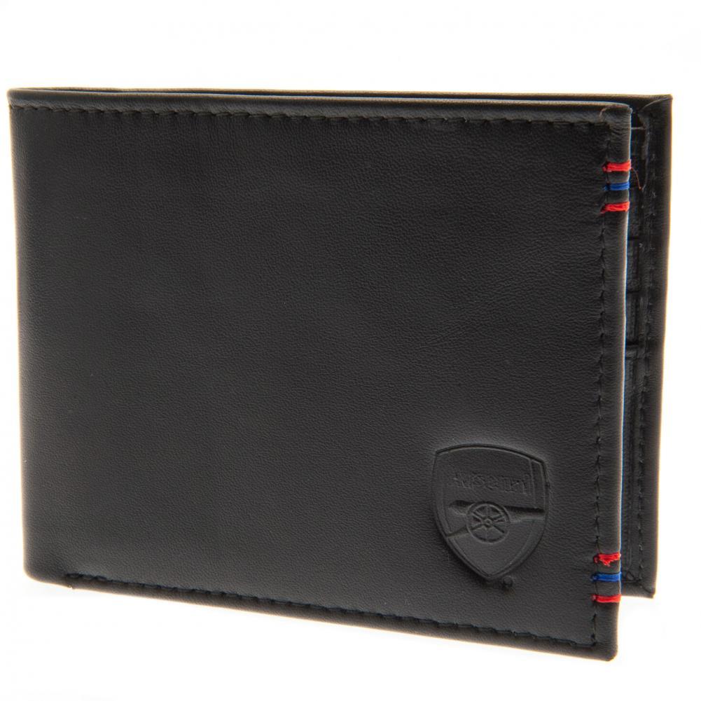 Authentic Arsenal Football Club Leather Stitched Men's Wallet for Fans