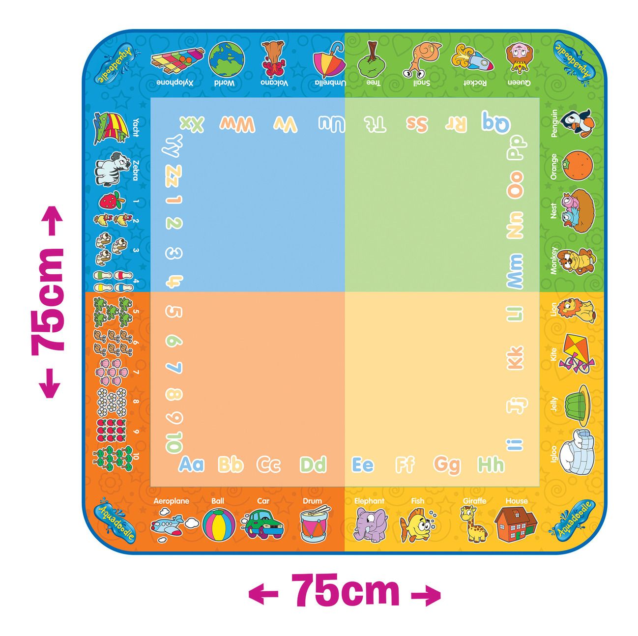 Aquadoodle Classic Color Mat - Endless Mess - Free Drawing Fun