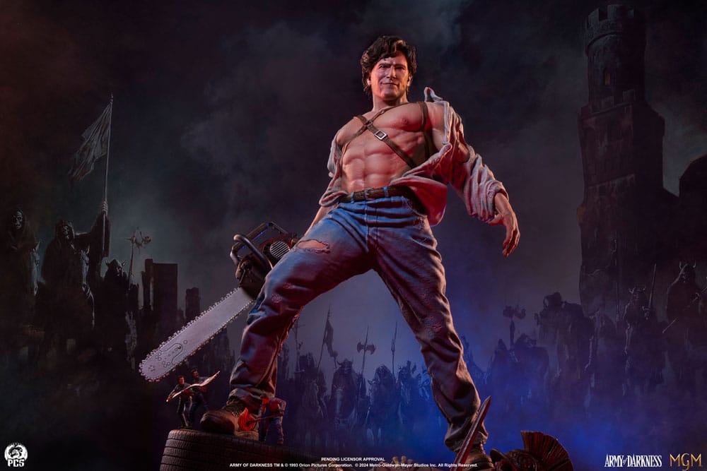 Army of Darkness Premier Series 1/4 Scale Ash Statue - Highly Detailed Collectible