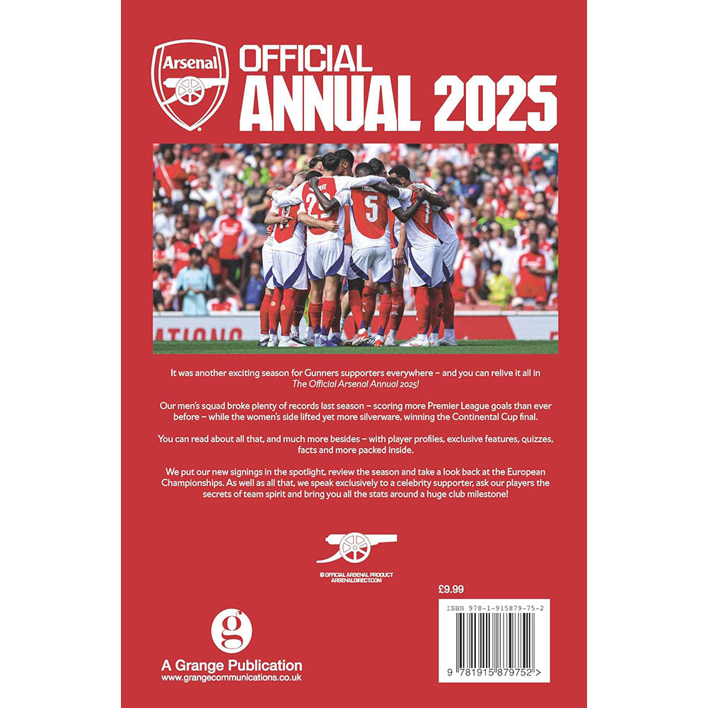 Official Annual Magazine of Arsenal Football Club for the Year 2025