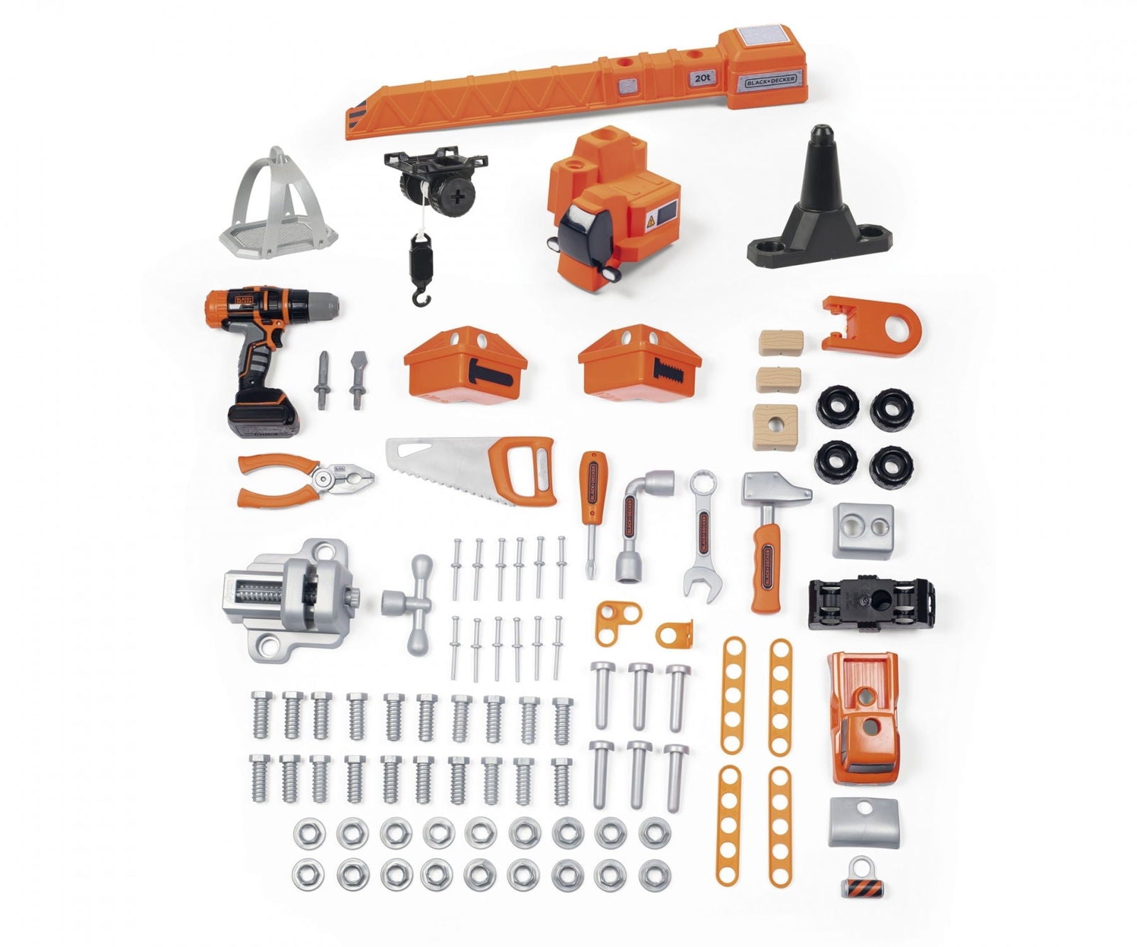Black & Decker Kids' Interactive Builder Workbench Playset for Creative Play
