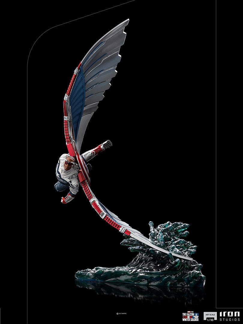 Deluxe Captain America Sam Wilson Statue Inspired by The Falcon and the Winter Soldier
