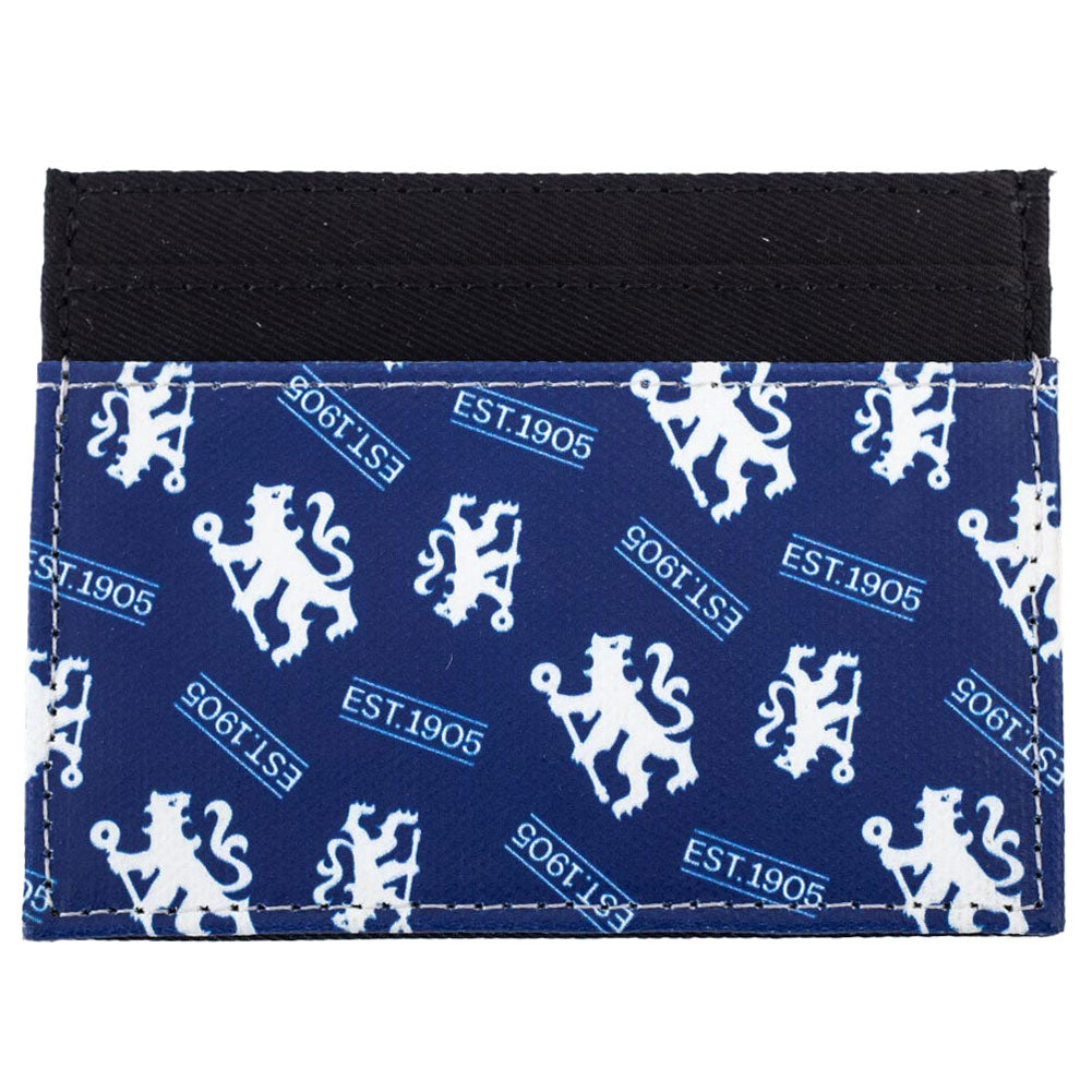 Chelsea Multicolored Iconic Brushed Canvas Card Holder