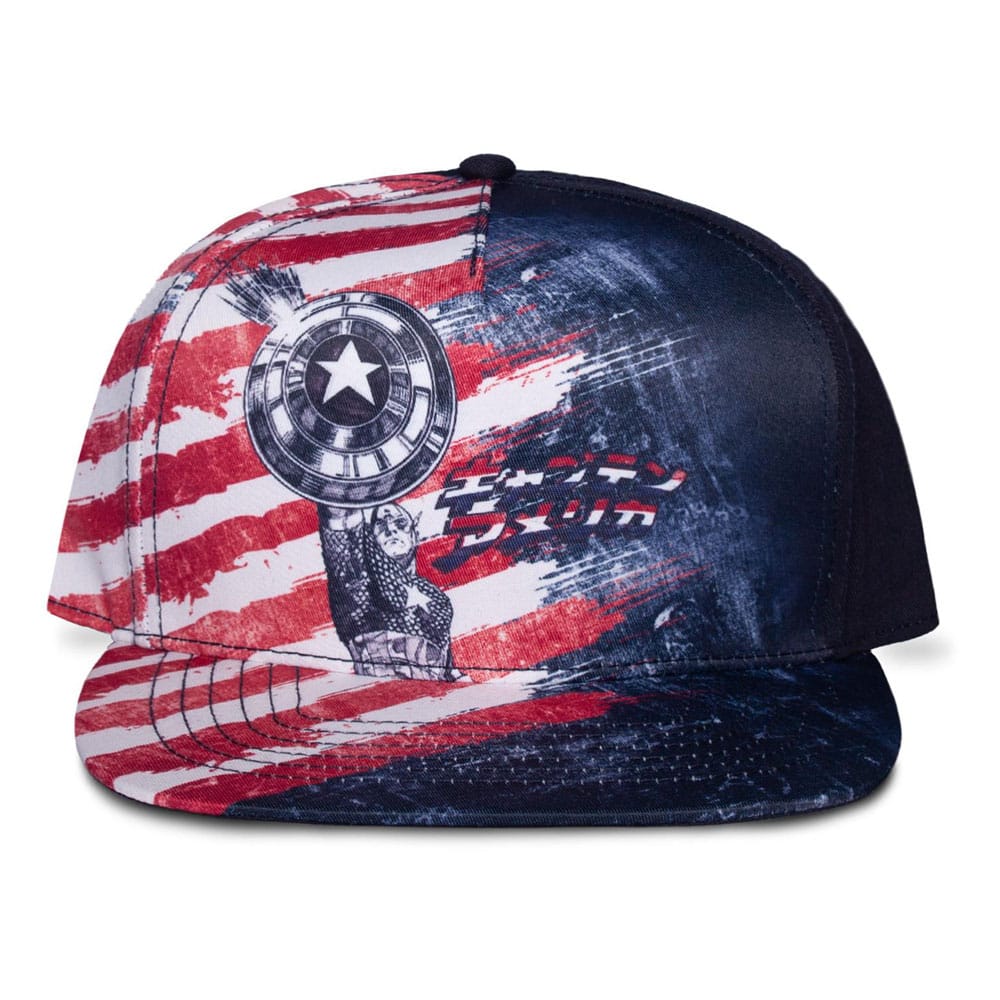 Captain America Snapback Hat from the Brave New World Collection with Iconic Design