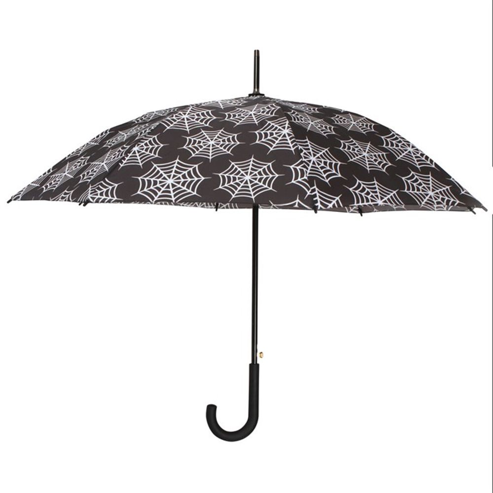 Spiderweb All Over Print Stylish Umbrella for Rainy Days