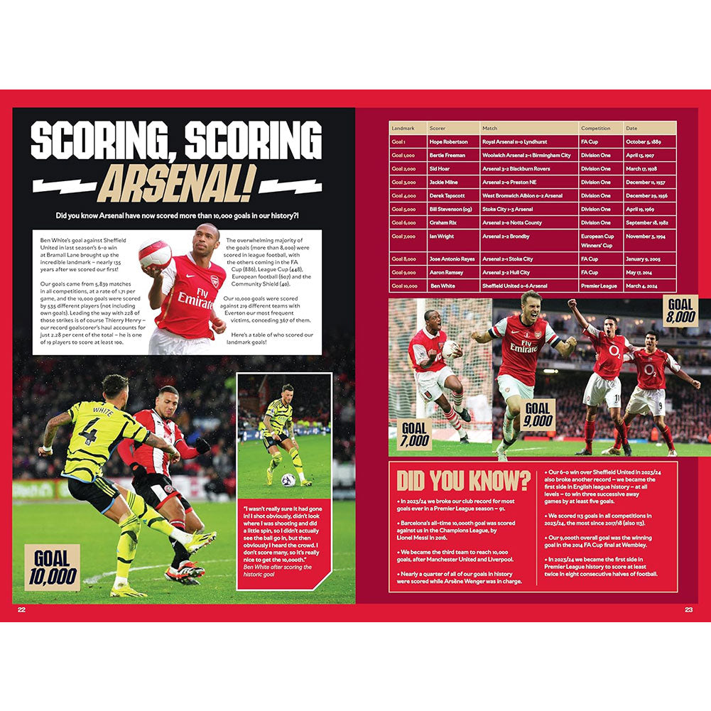 Official Annual Magazine of Arsenal Football Club for the Year 2025