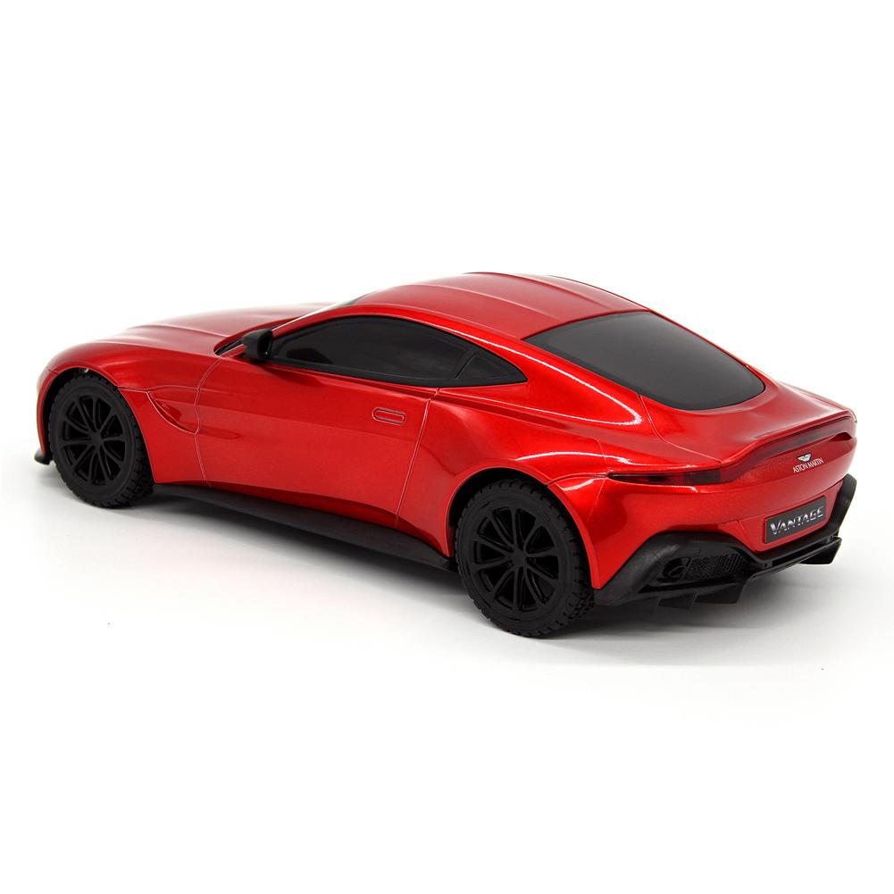 1:24 Scale Red Radio - Controlled Replica Model of Aston Martin Vantage Sports Car