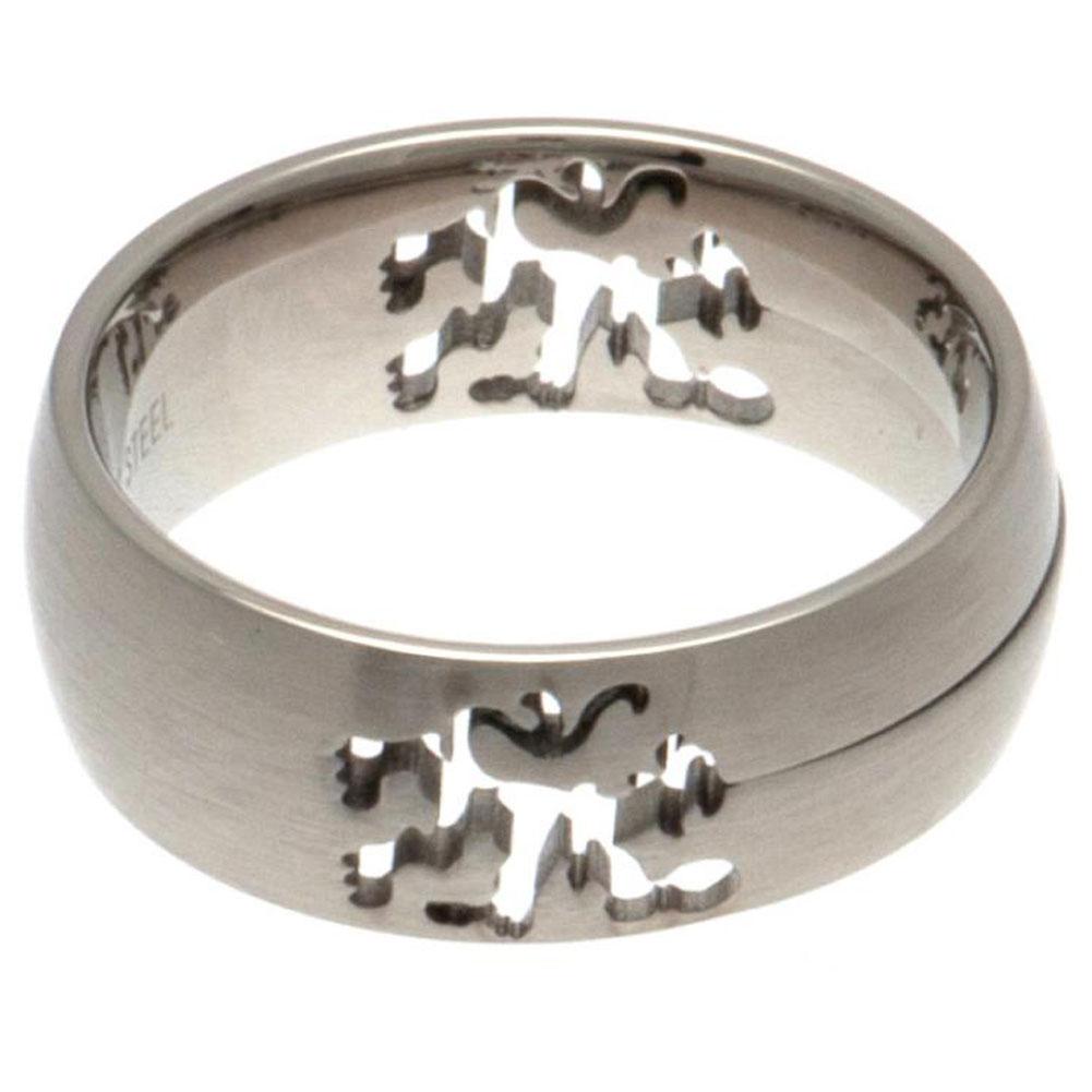Small Chelsea Football Club Stainless Steel Cut Out Style Ring