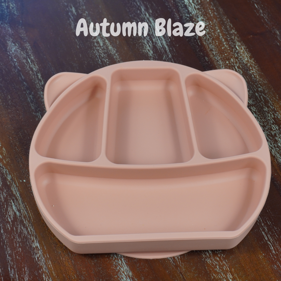 High - Quality Alimos Silicone Suction Baby Plates with Lid for Babies and Toddlers, Safe for Dishwasher and Microwave