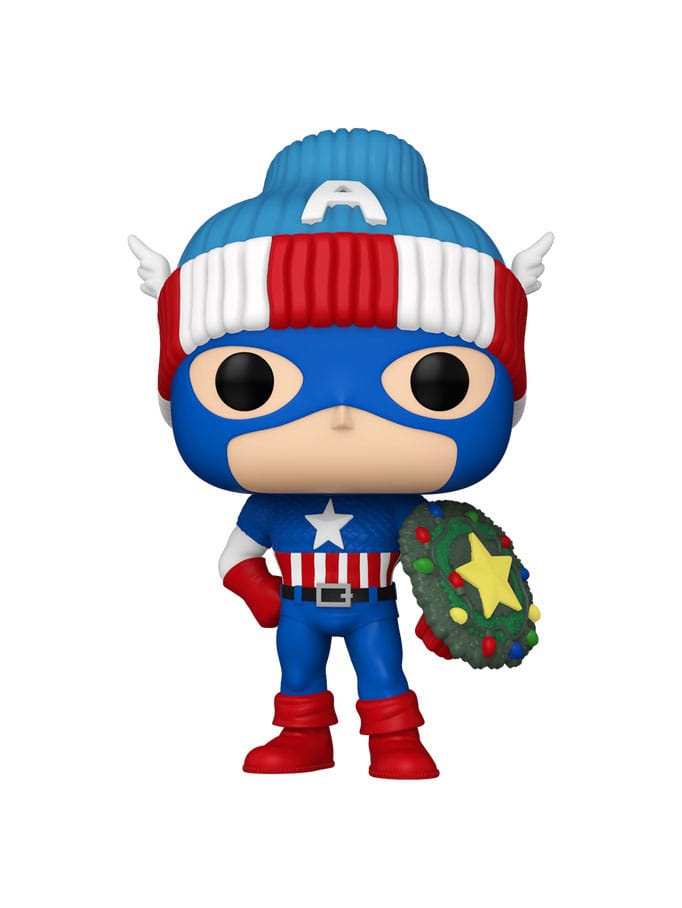 Marvel's Captain America Holiday-themed Funko POP! Vinyl Collectible Figure