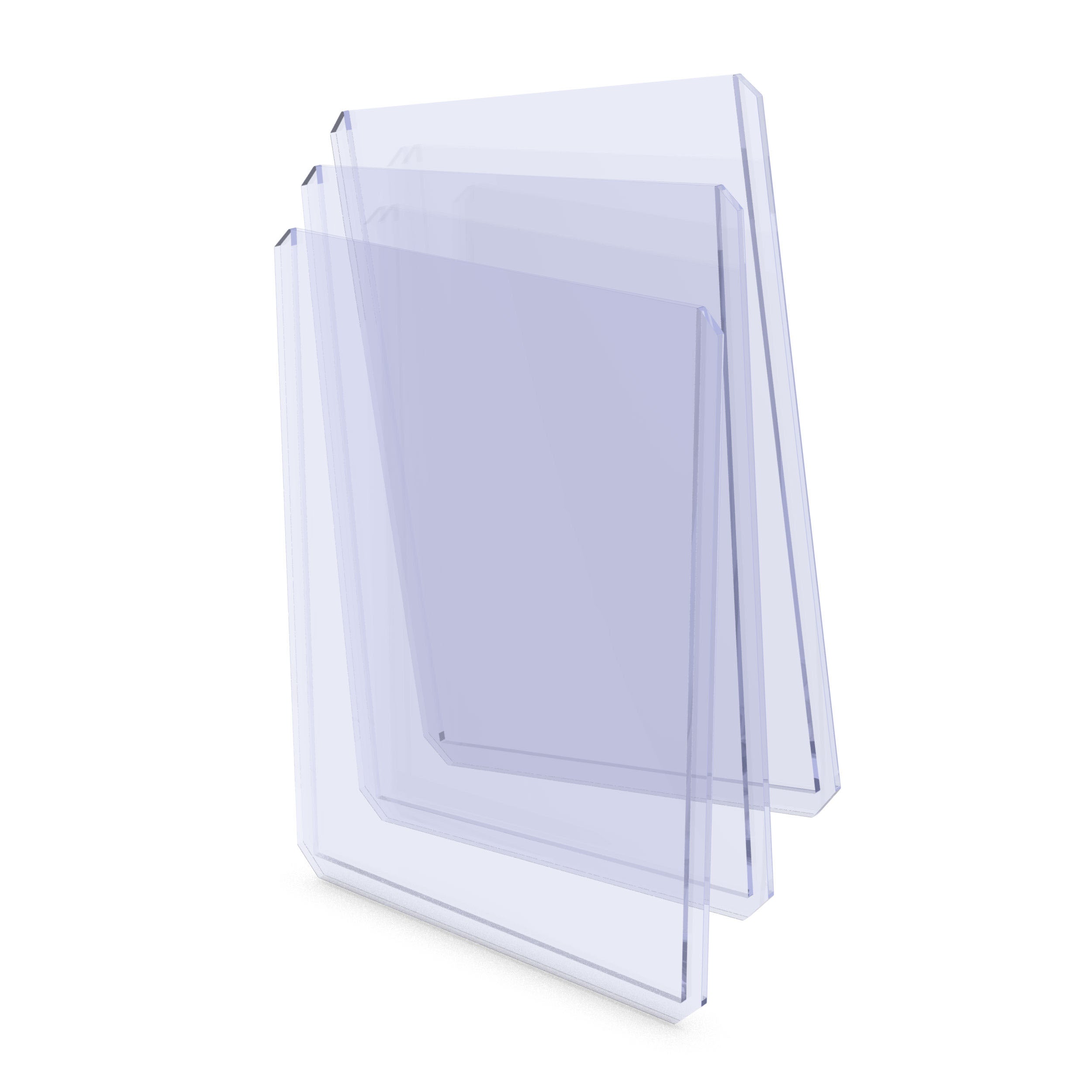25-Pack of 35pt Clear Ultimate Guard Toploader Card Covers