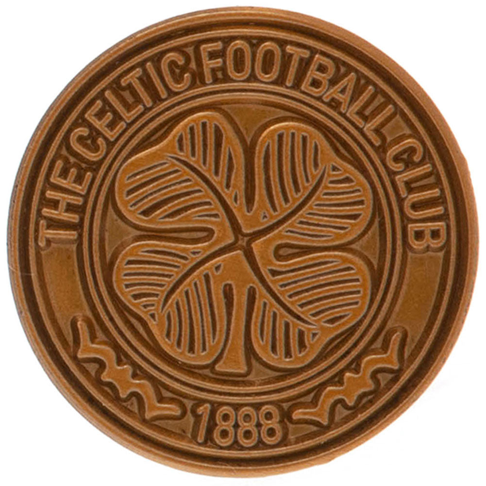 Antique Gold Style Celtic FC Crest Metal Pin Badge