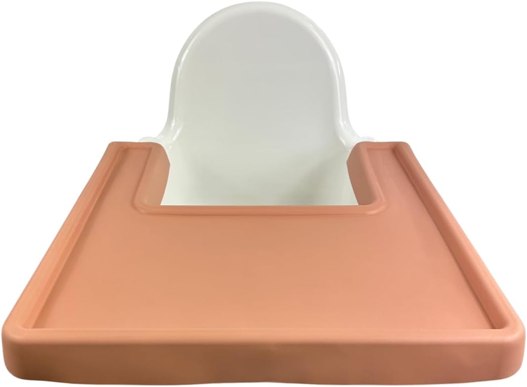BPA-Free Silicone Full-Cover Baby Mat Tray for IKEA ANTILOP High Chair, Dishwasher-Safe