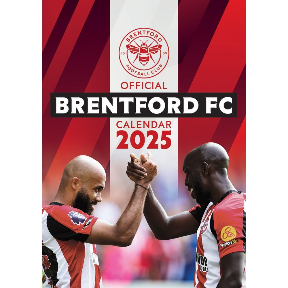 2025 A3 Wall Calendar Featuring Beloved Brentford FC Football Players
