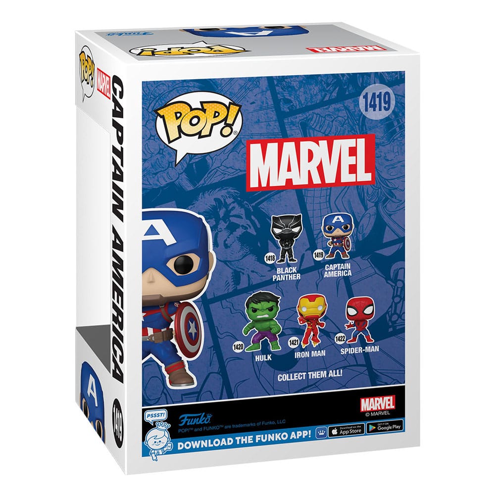 Marvel Captain America - New Classics Funko POP! Vinyl Collectible Figure for Hero Enthusiasts