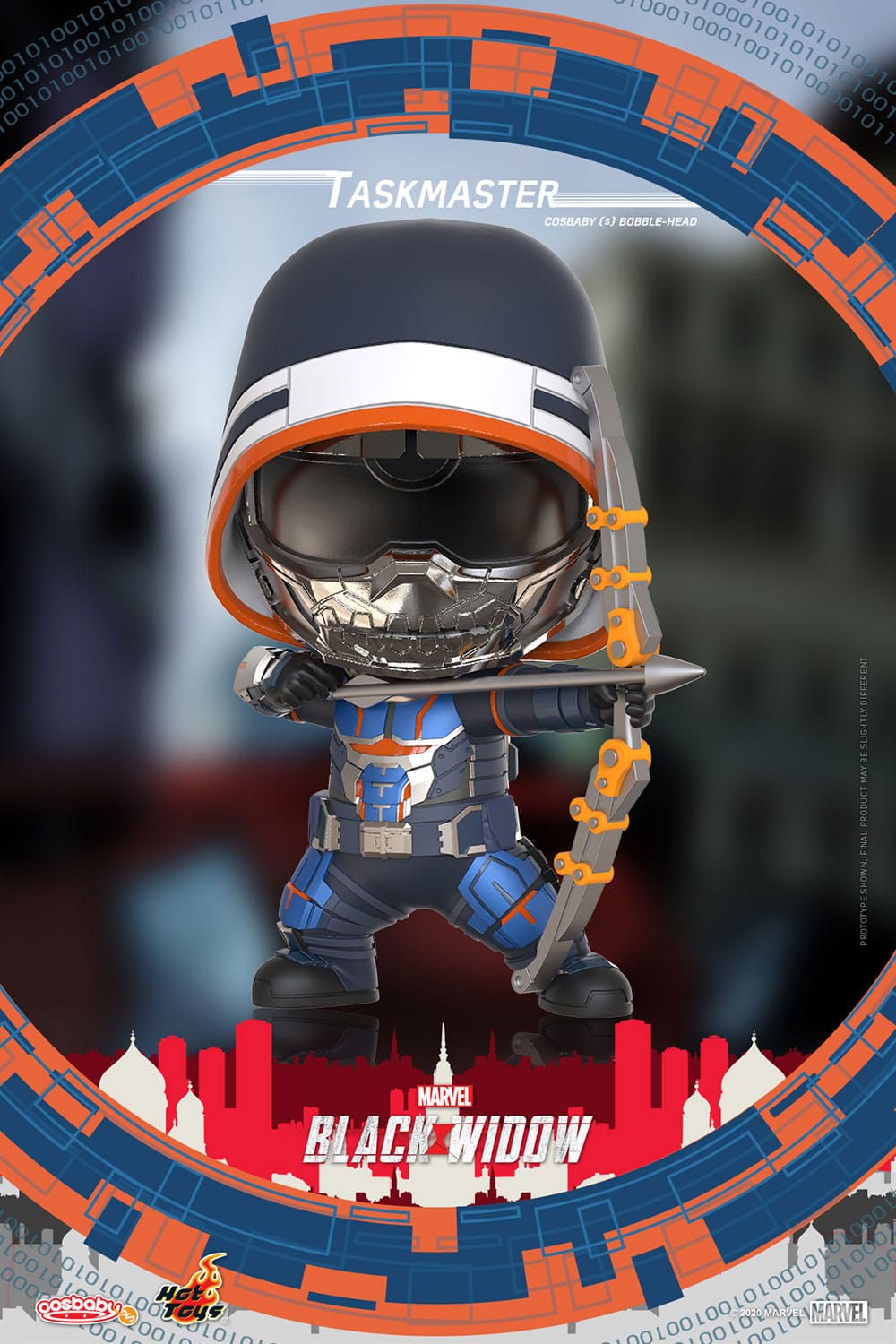 Black Widow - Cosbaby Collectible Mini Figure of Taskmaster for Toy Enthusiasts