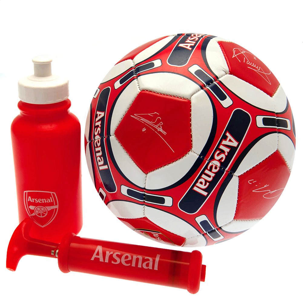Authentic Arsenal FC Signed Training Equipment Gift Set for Football Enthusiasts