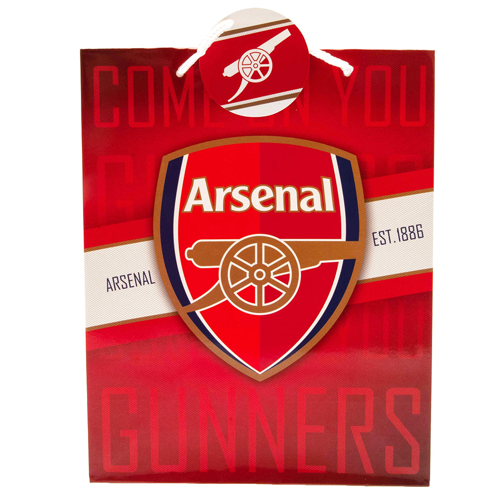 Arsenal Football Club Full - Colour Gift Card Bag for Presenting