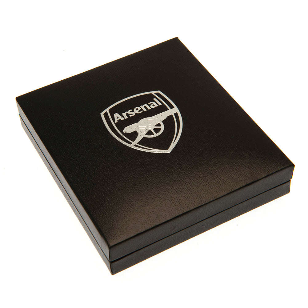 Authentic Arsenal FC Stainless Steel Engraved Heart Necklace
