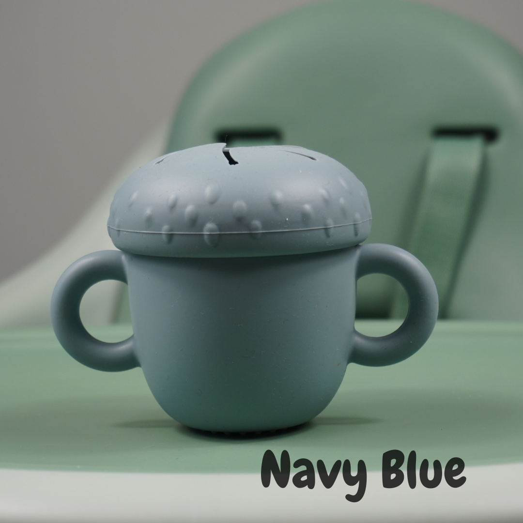Alimos Spill-Proof Silicone Baby Snack Pots - Ideal for Toddlers and Kids with Easy Grip