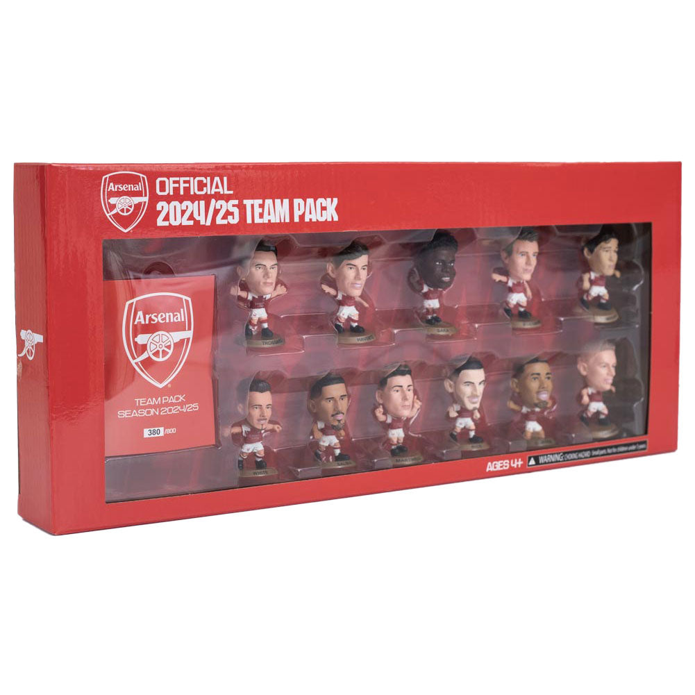 Limited Edition Arsenal FC SoccerStarz Collectible Team Pack for the 2024 - 2025 Season