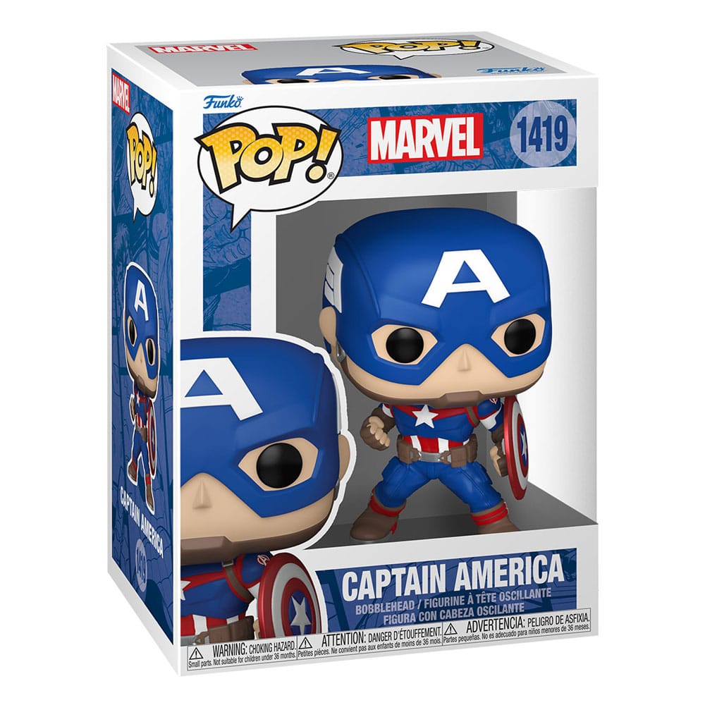 Marvel Captain America - New Classics Funko POP! Vinyl Collectible Figure for Hero Enthusiasts