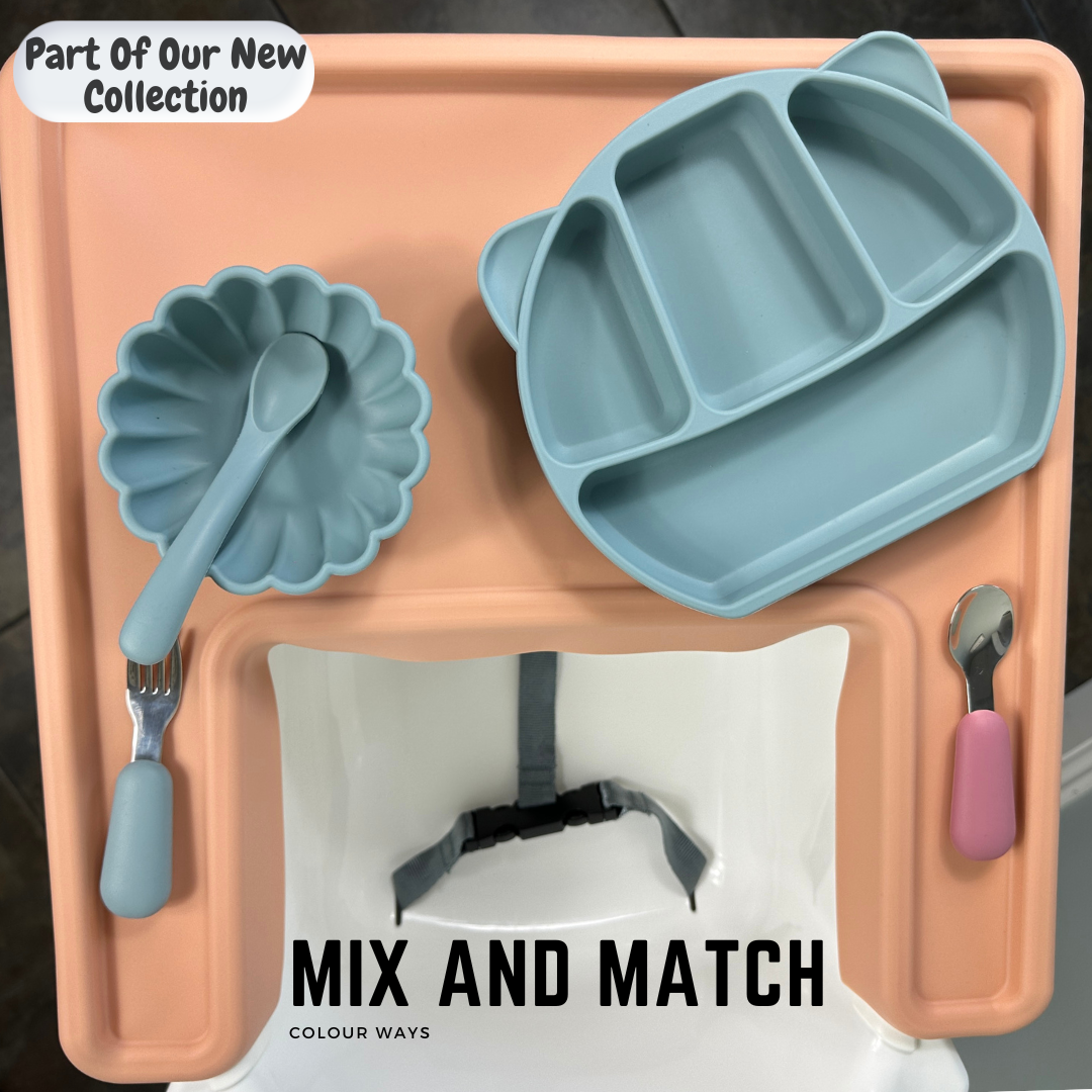 BPA-Free Silicone Full-Cover Baby Mat Tray for IKEA ANTILOP High Chair, Dishwasher-Safe