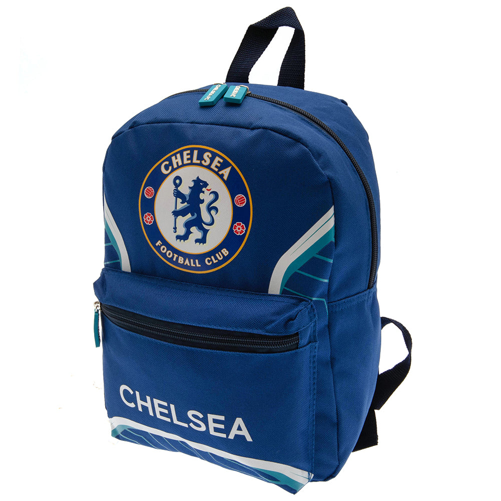 Chelsea Football Club Flash Design Junior School Backpack for Young Fans