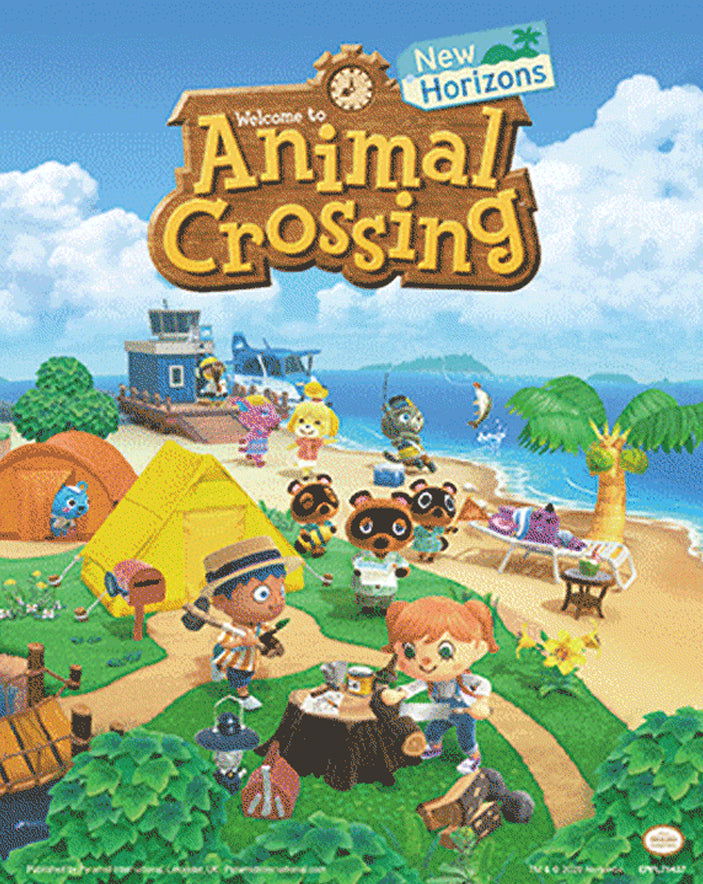 3D Lenticular Print of the Animal Crossing Family