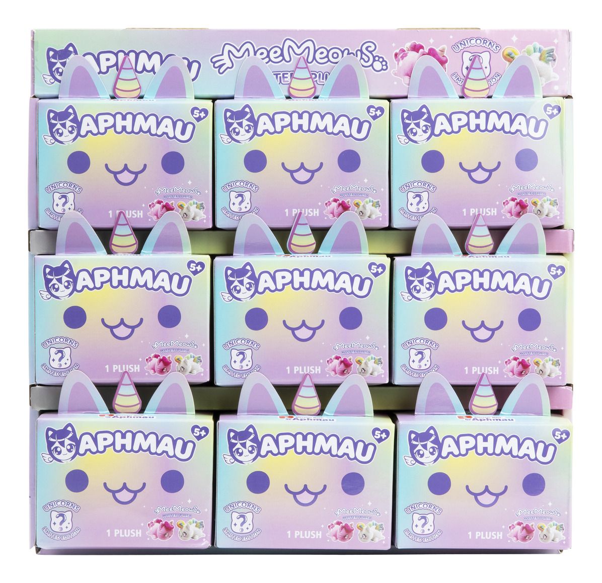 Aphmau Brand Collectible Mystery Meemeow 6 Plush Unicorn Toy for Enthusiasts