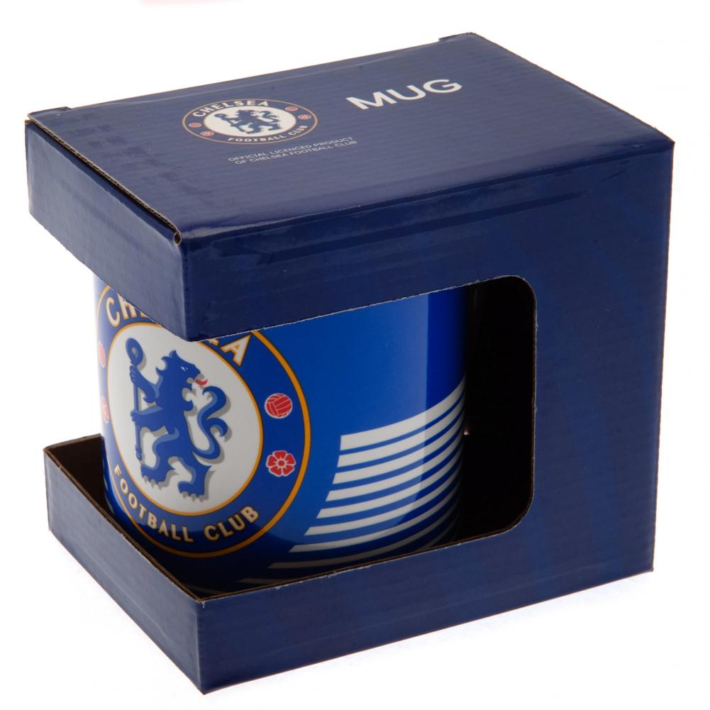 Chelsea FC Everyday Linea Ceramic Coffee Mug with Club Crest