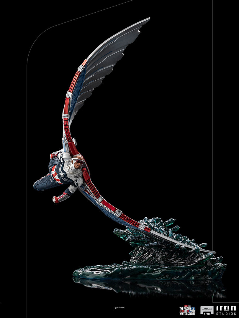 Deluxe Captain America Sam Wilson Statue Inspired by The Falcon and the Winter Soldier