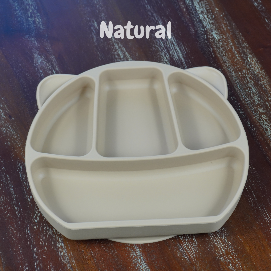 High - Quality Alimos Silicone Suction Baby Plates with Lid for Babies and Toddlers, Safe for Dishwasher and Microwave