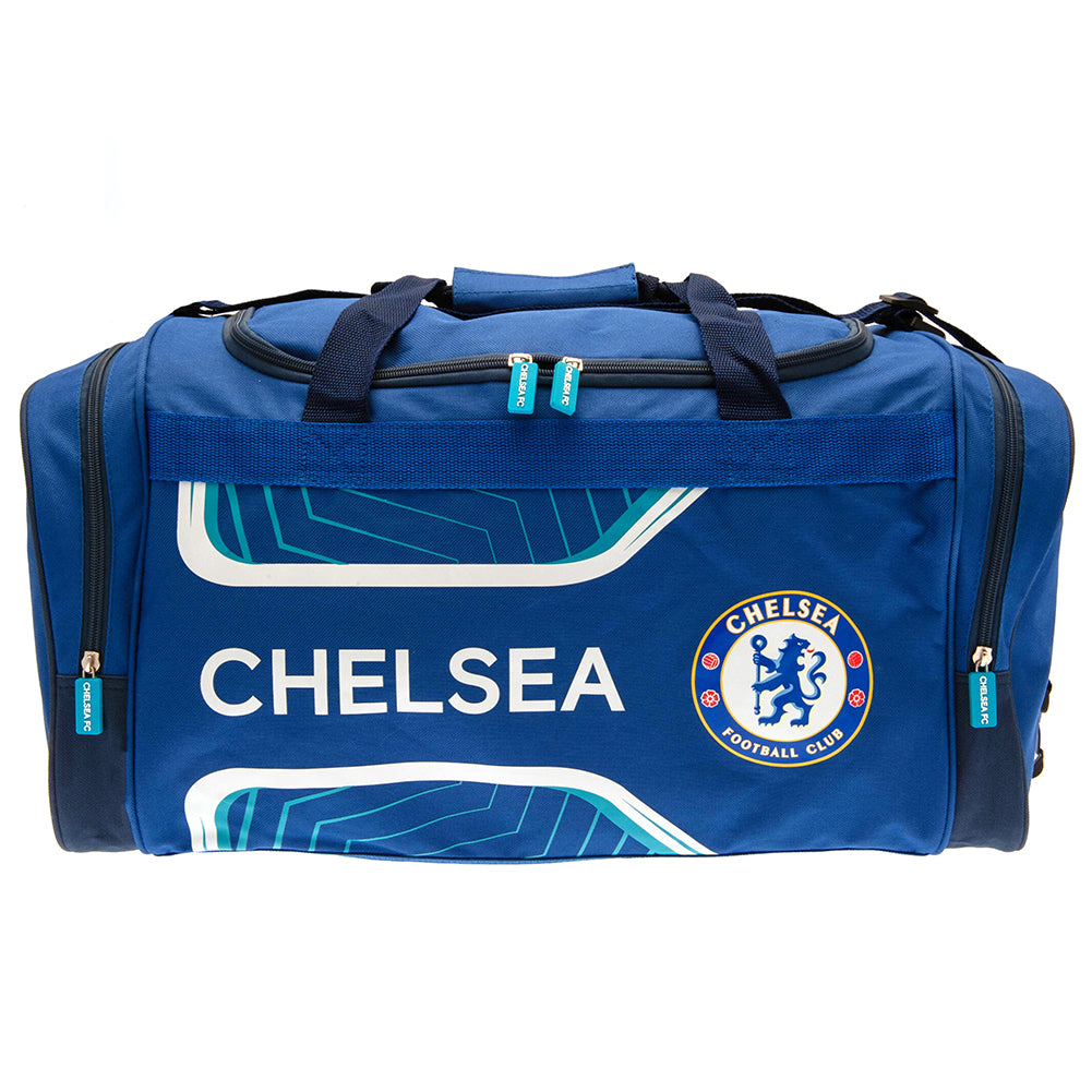 Chelsea FC Stylish Flash Design Double - Zipped Holdall