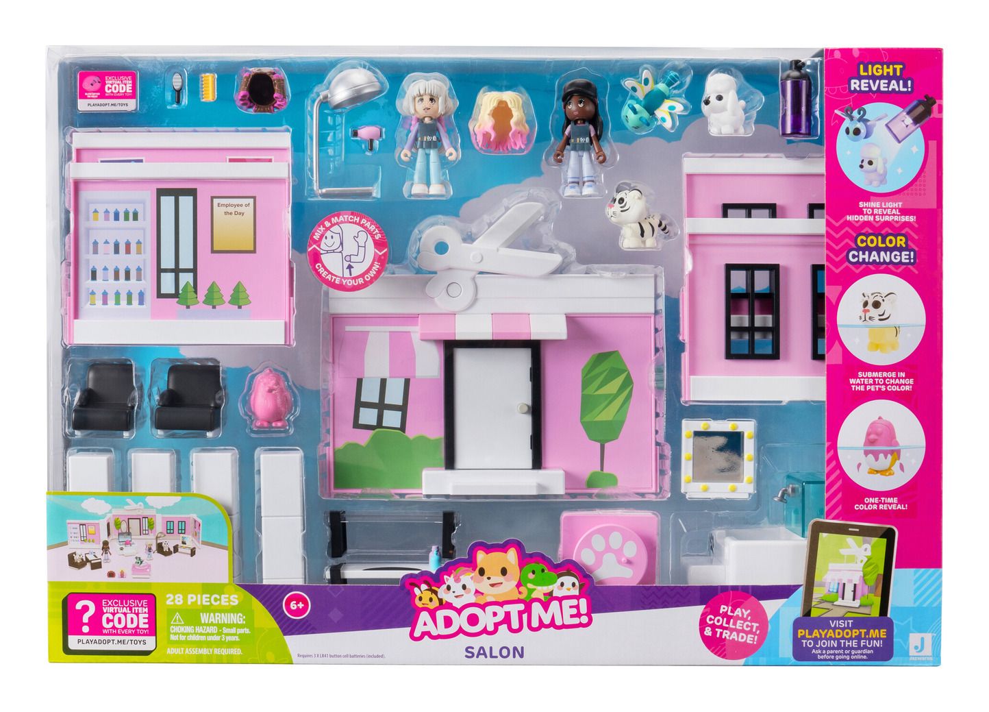 Adopt Me - Deluxe Pet Salon Playset for an Immersive Pet Makeover Experience