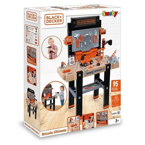 Black & Decker Bricolo Ultimate Electronic Workbench Playset for Kids