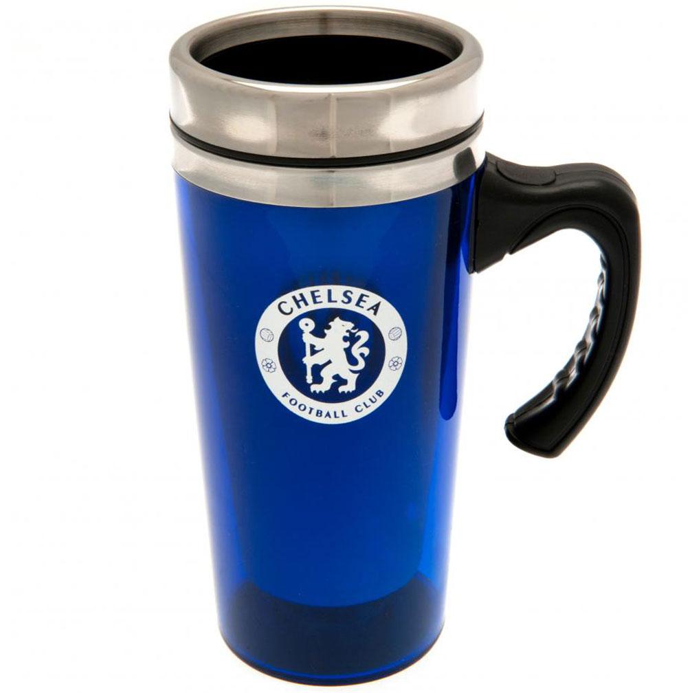 Chelsea FC Ergonomic Double - Walled Stainless Steel Travel Mug