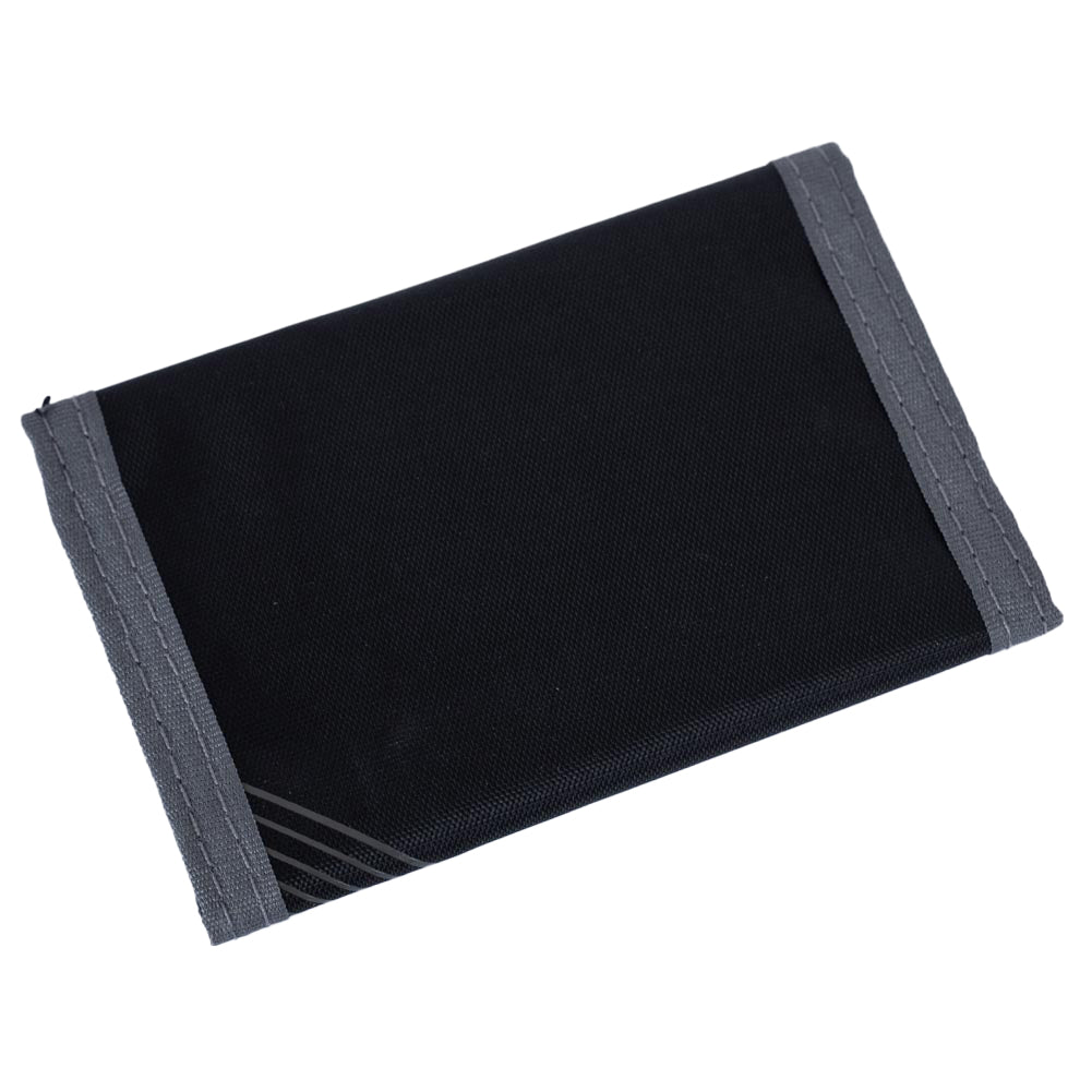 Stylish Chelsea FC Black Polyester Wallet with Multiple Compartments
