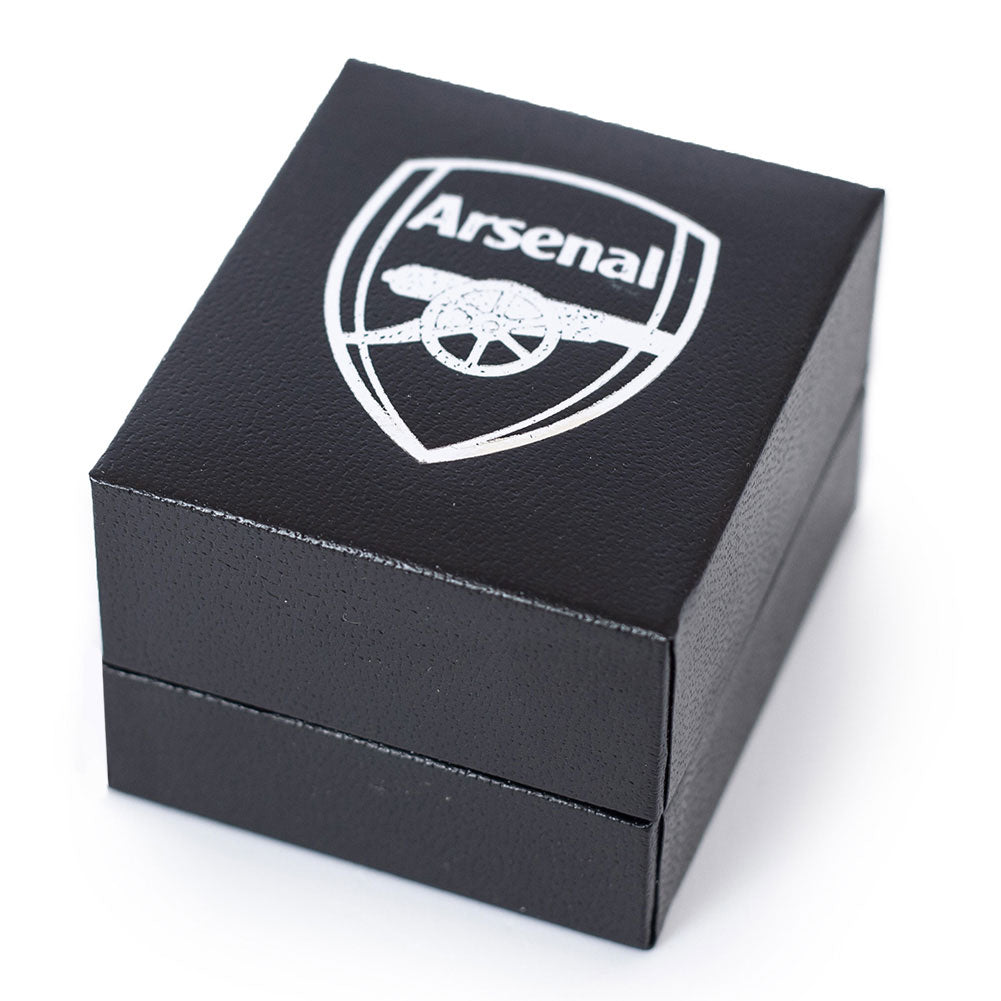 Small Oval-shaped Arsenal FC Stainless Steel Ring for Fans