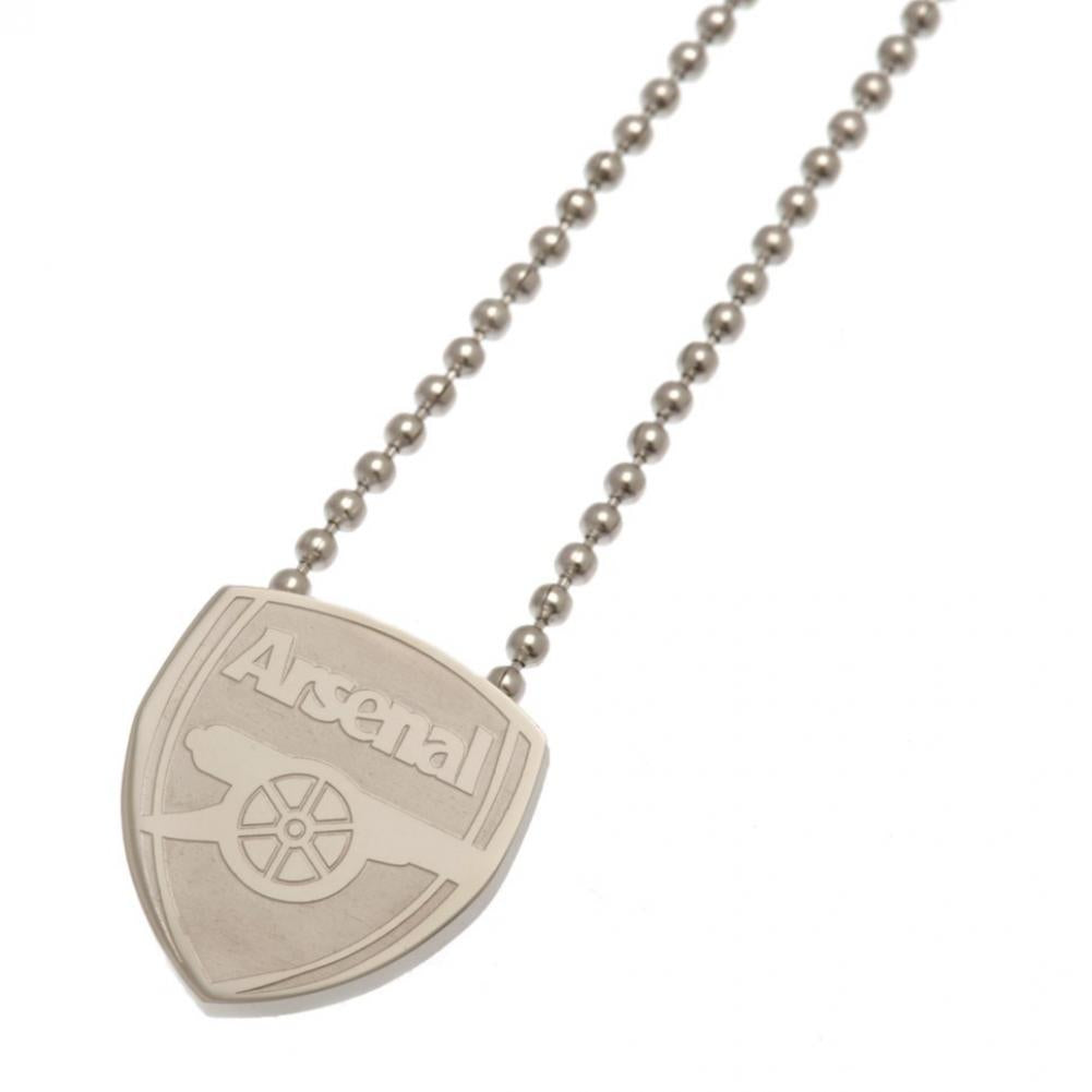 Arsenal Football Club Stainless Steel Decorative Pendant with Ball Chain