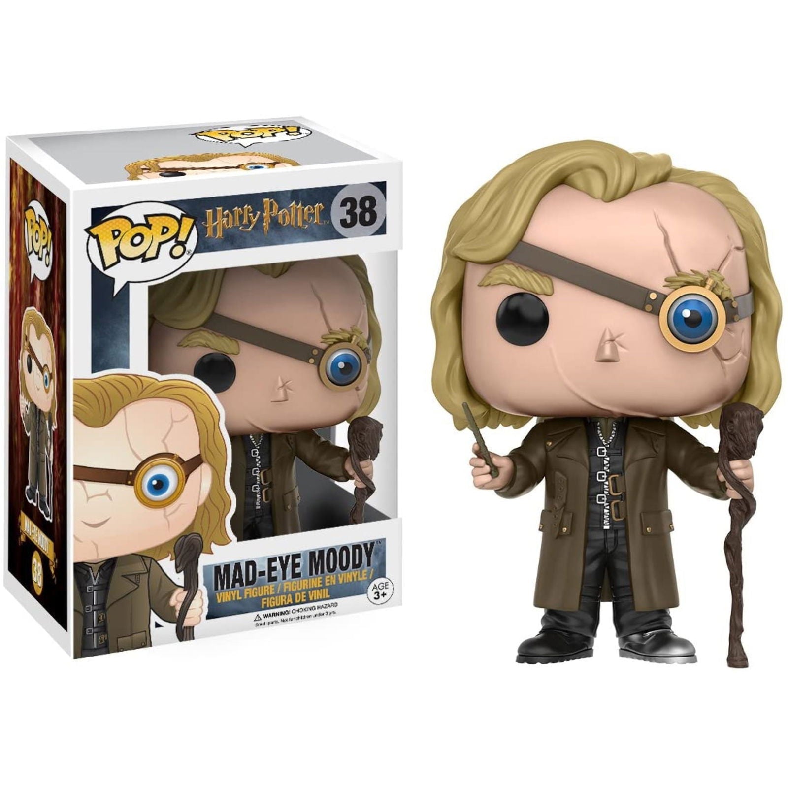 Harry Potter Alastor 'Mad - Eye' Moody Collectible Funko POP Vinyl Figure