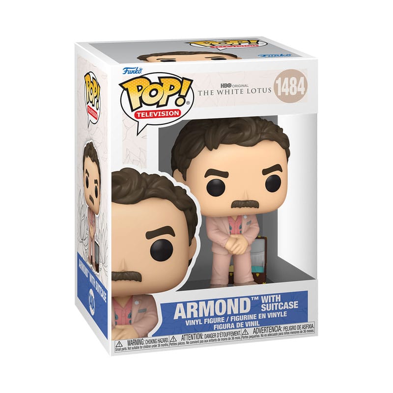 Funko POP! White Lotus Armond Vinyl Figure with Stylish Suitcase