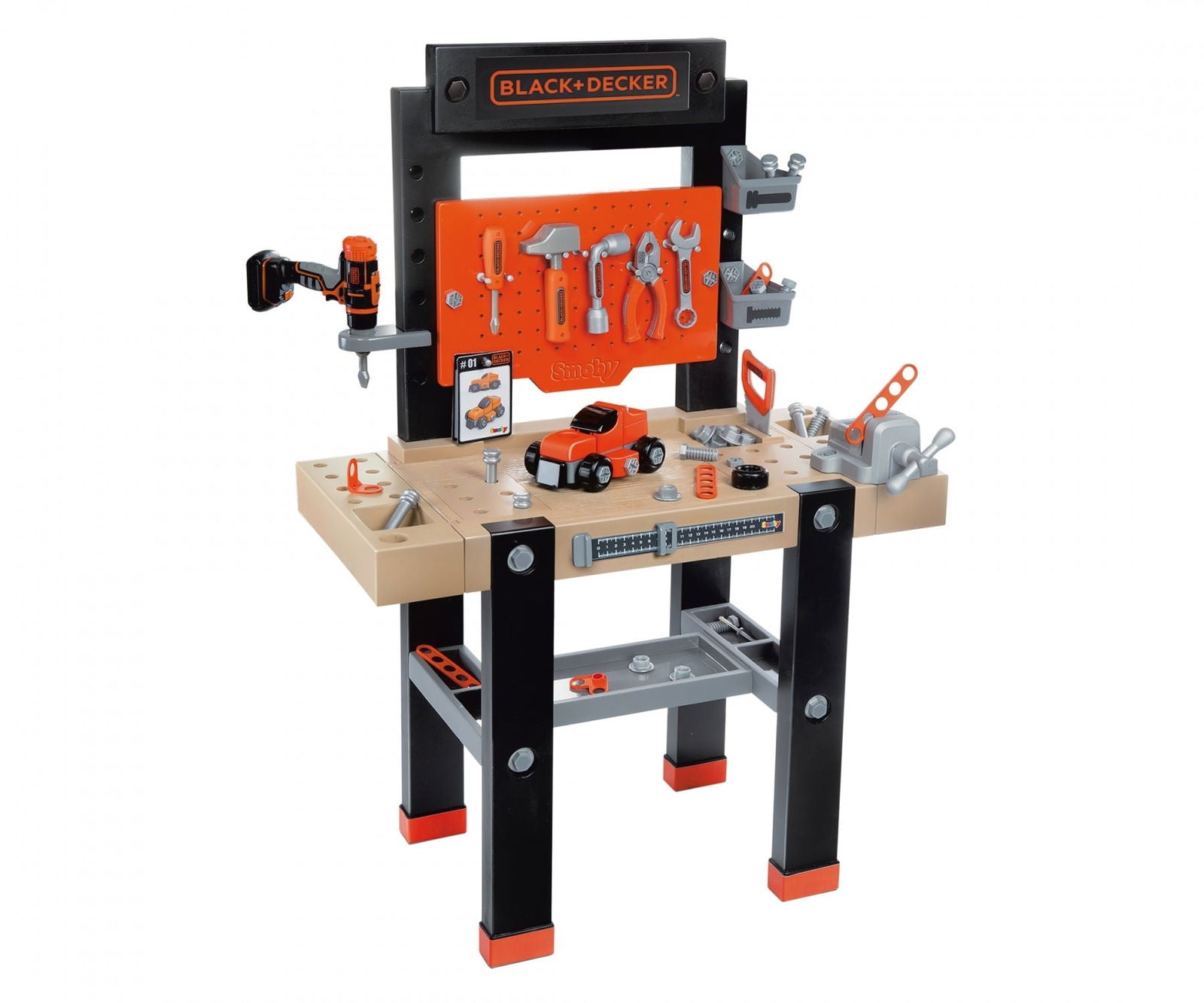 Black & Decker Bricolo Centre Kids' Workbench Playset with 92 Accessories