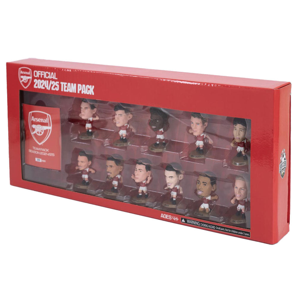 Limited Edition Arsenal FC SoccerStarz Collectible Team Pack for the 2024 - 2025 Season
