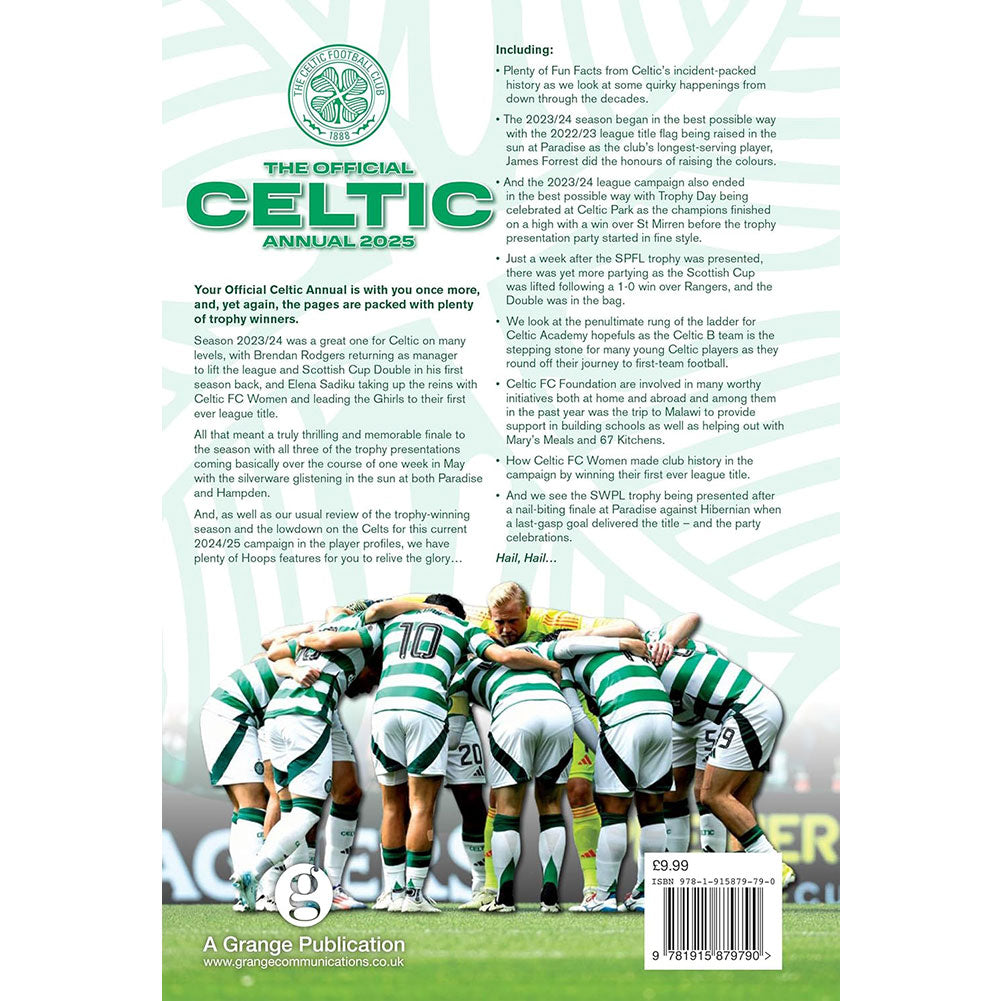 2025 Celtic Football Club Official Annual - A Must - Have for Fans
