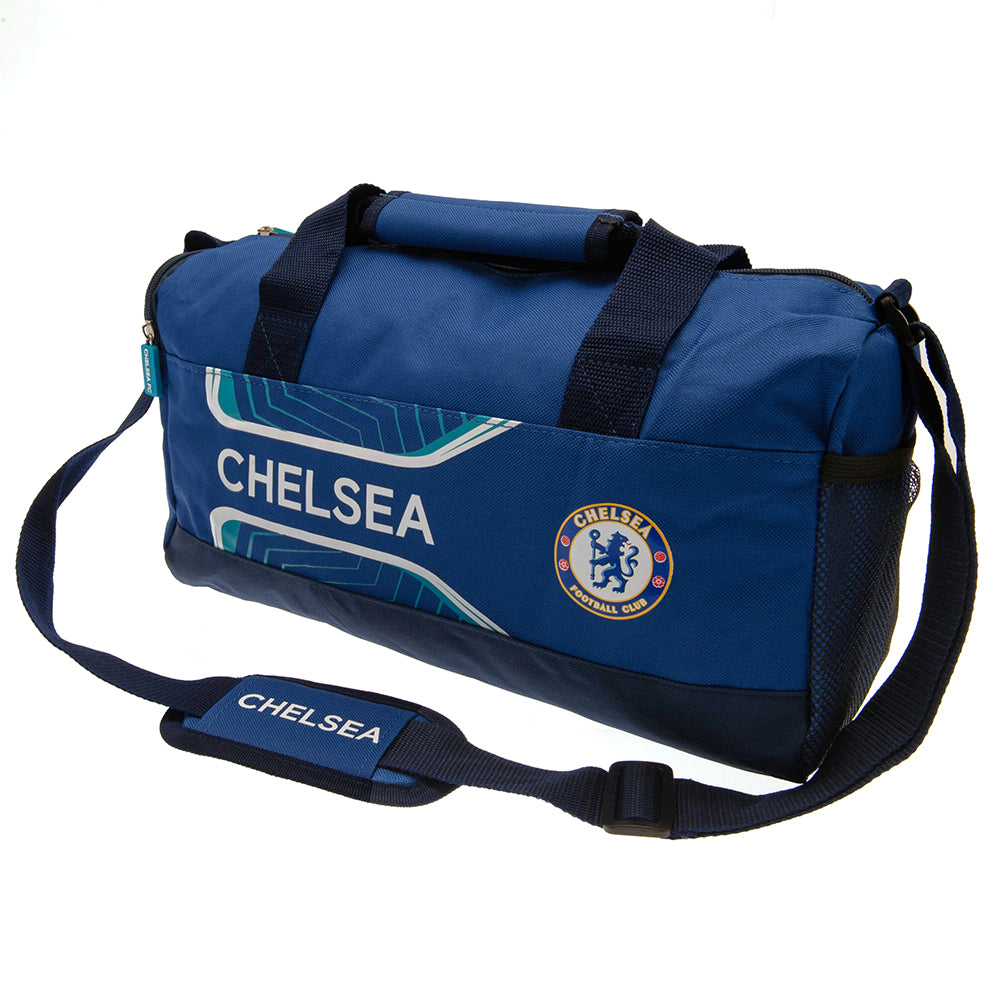 Chelsea FC Stylish Flash Design Duffle Bag for Easy Storage