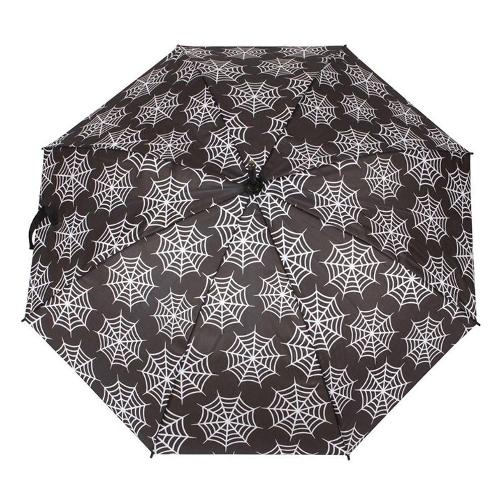 Spiderweb All Over Print Stylish Umbrella for Rainy Days