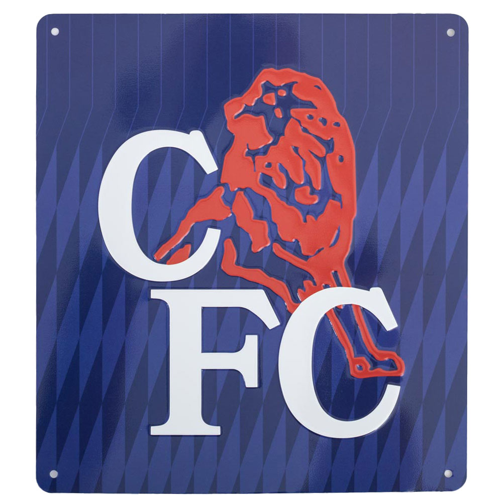 Chelsea Football Club 1990s Retro Wall Decorative Sign